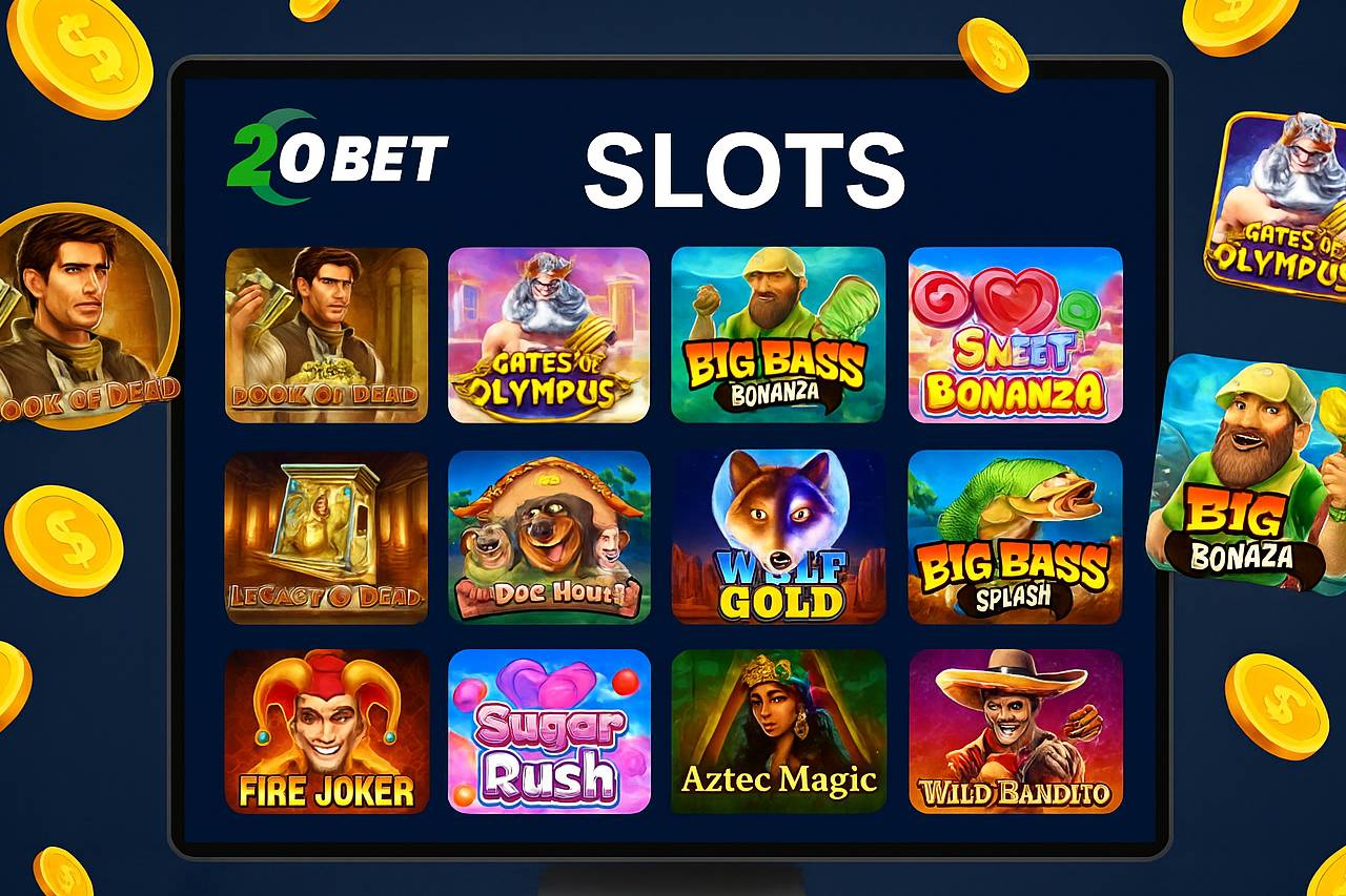 Jogos de Slot no Casino Online 20BET